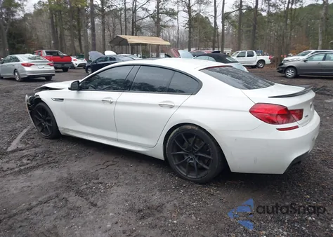 2015 BMW 650I Gran Coupe xDrive z USA, uszkodzony, nr VIN WBA6B4C59FD761692